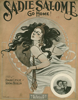 Sadie Salome sheet music cover